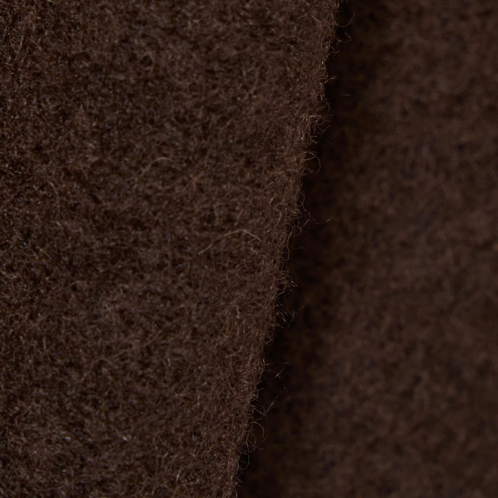 Universal Works Brown Fleece Zip Waistcoat