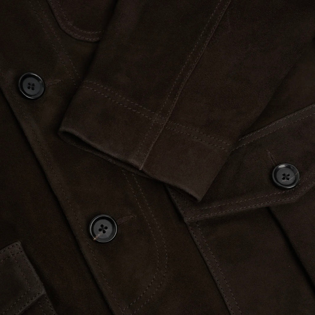 Oliver Spencer Shawcross Suede Jacket