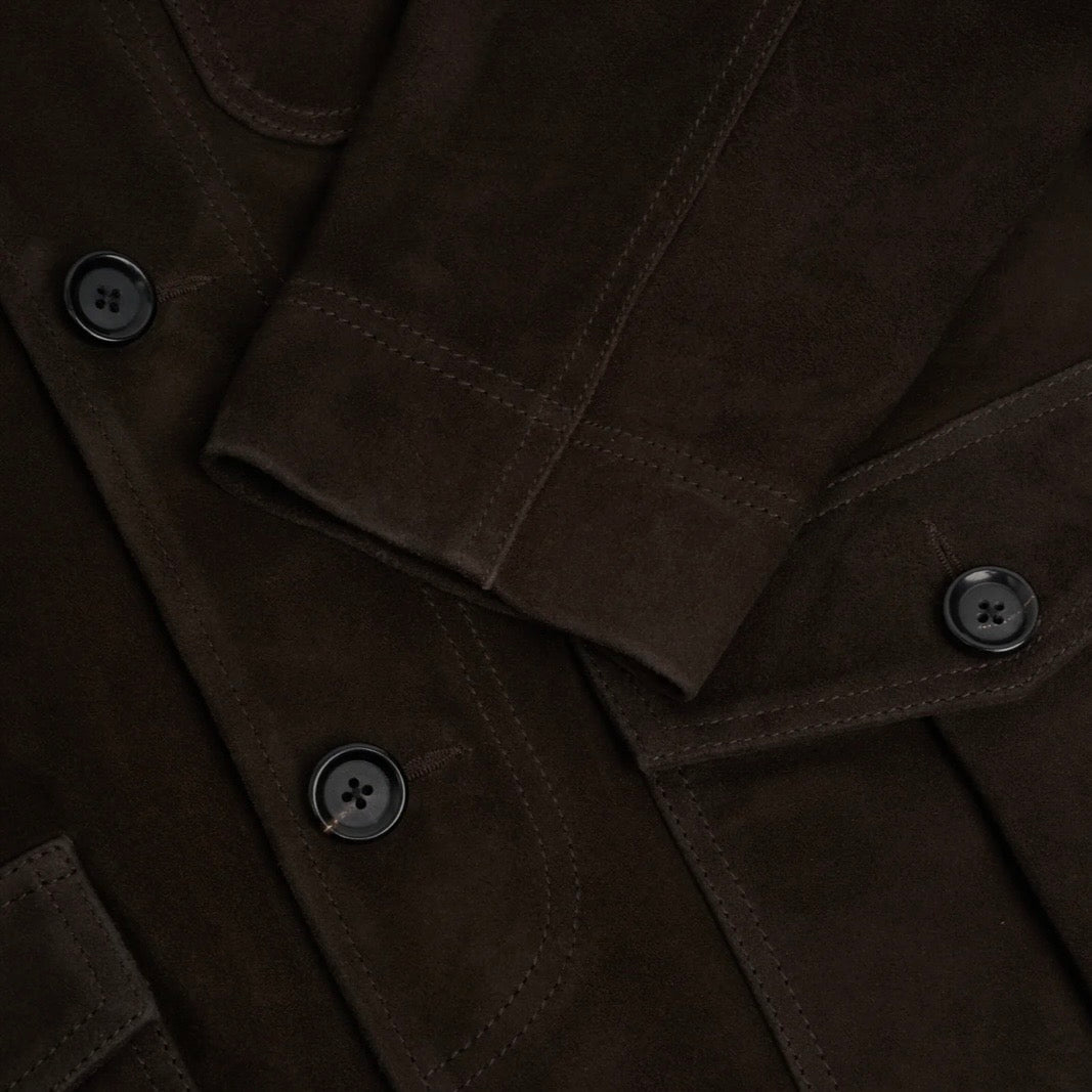 Oliver Spencer Shawcross Suede Jacket