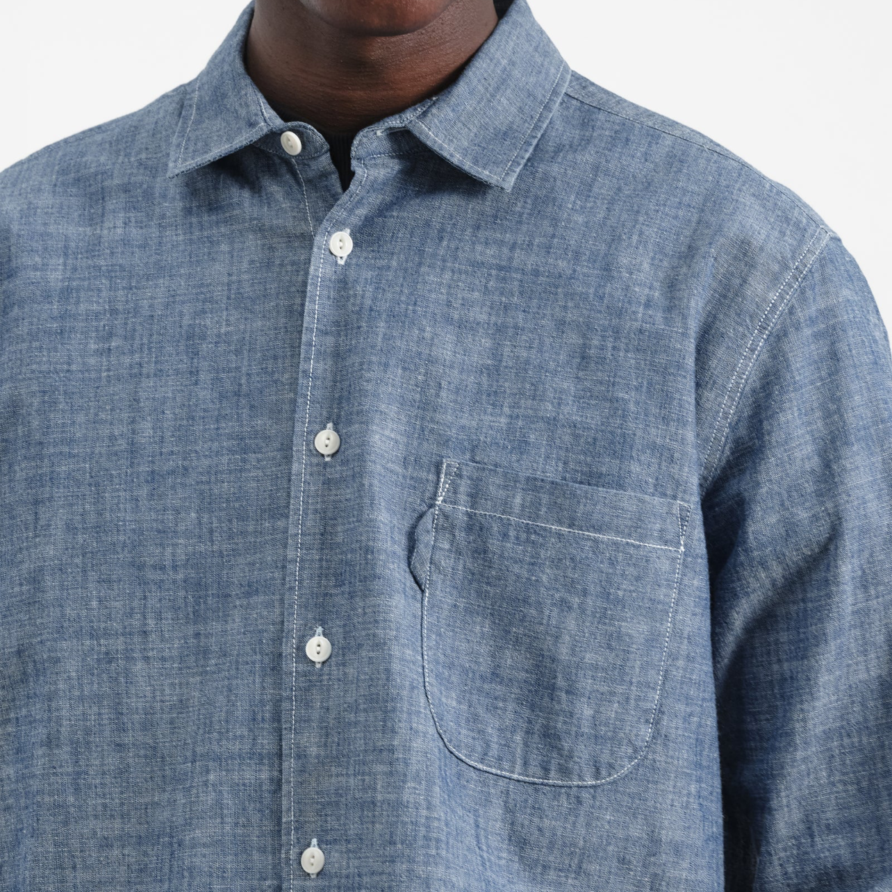 YMC Curtis Shirt Light Indigo