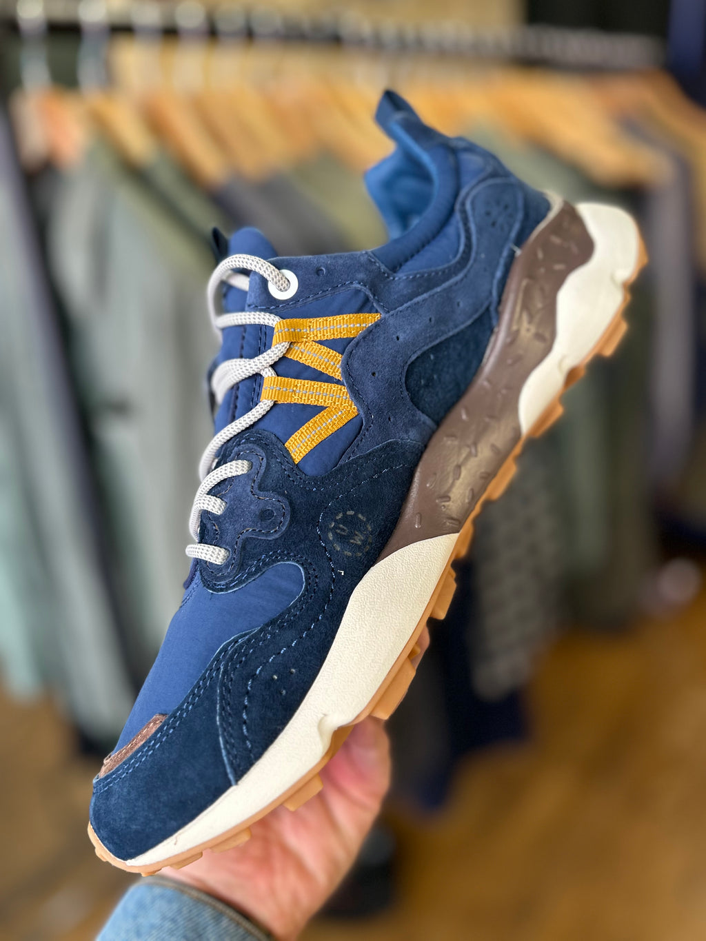 Universal Works x Navy Flower Mountain Yamano 3 Navy