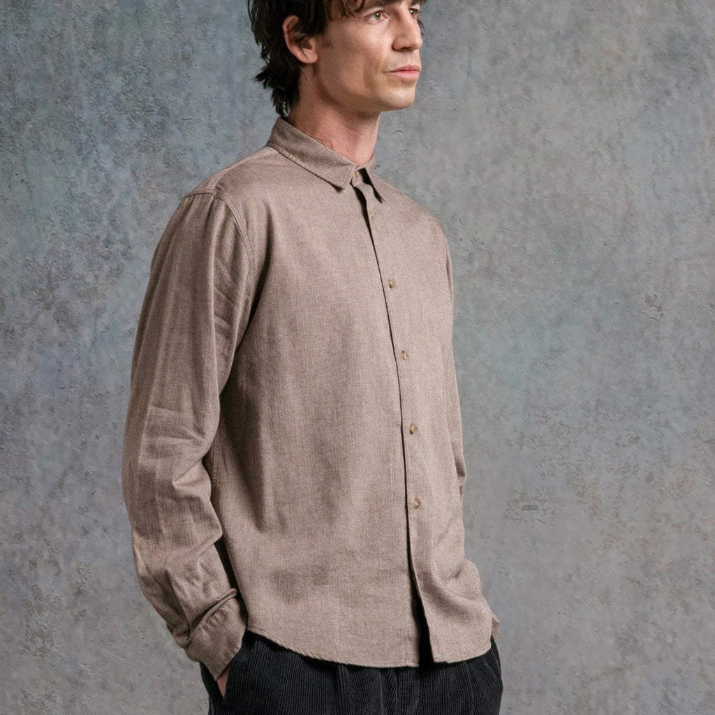 Kestin Dirleton Shirt Brown