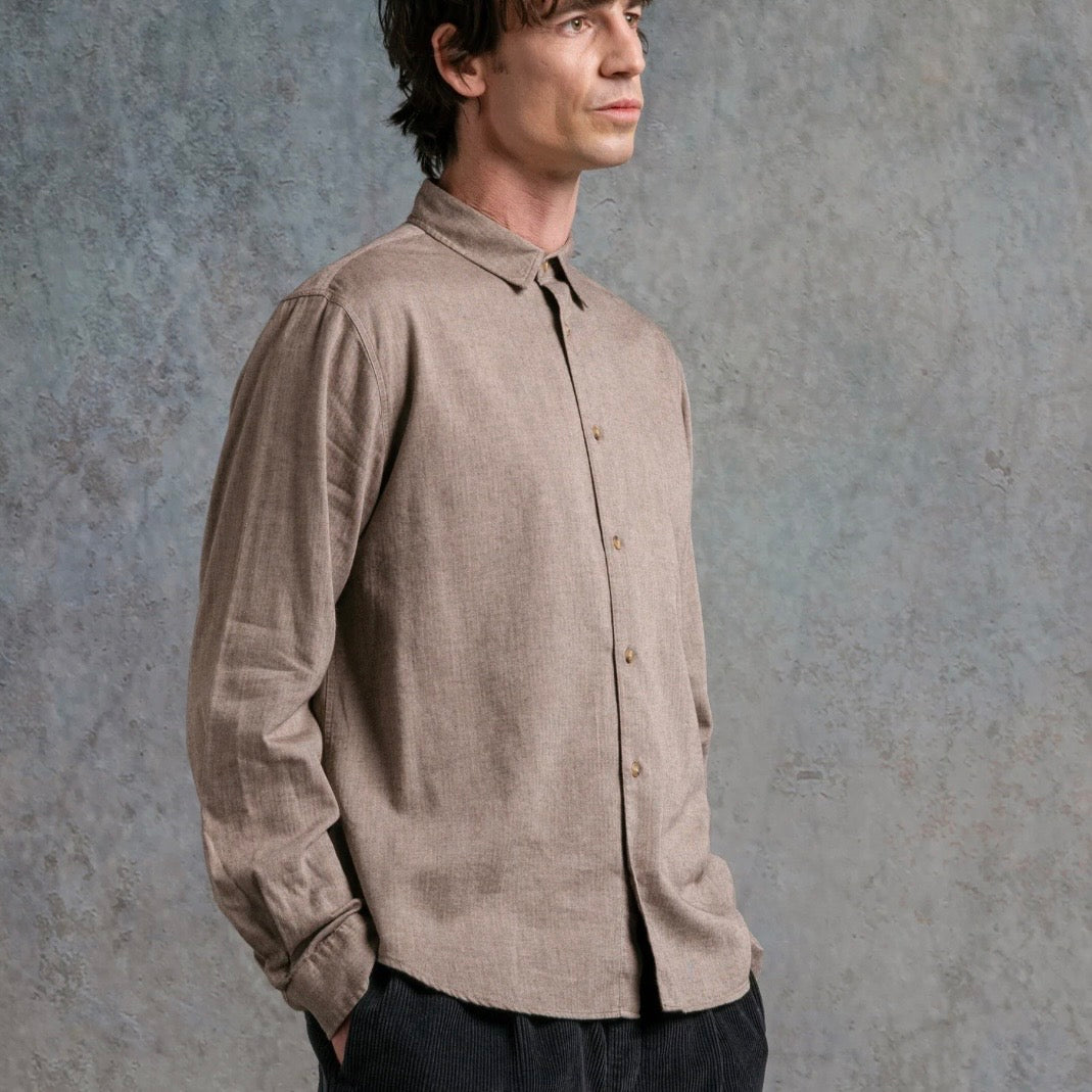 Kestin Dirleton Shirt Brown