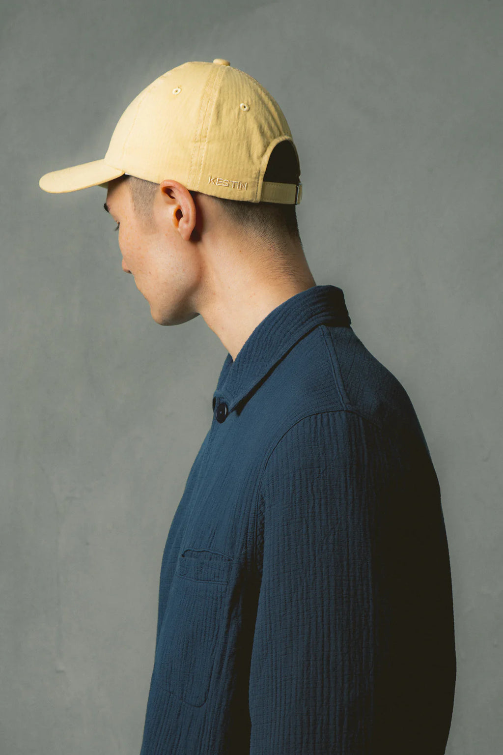 Kestin Huntly Jacket Textured Navy