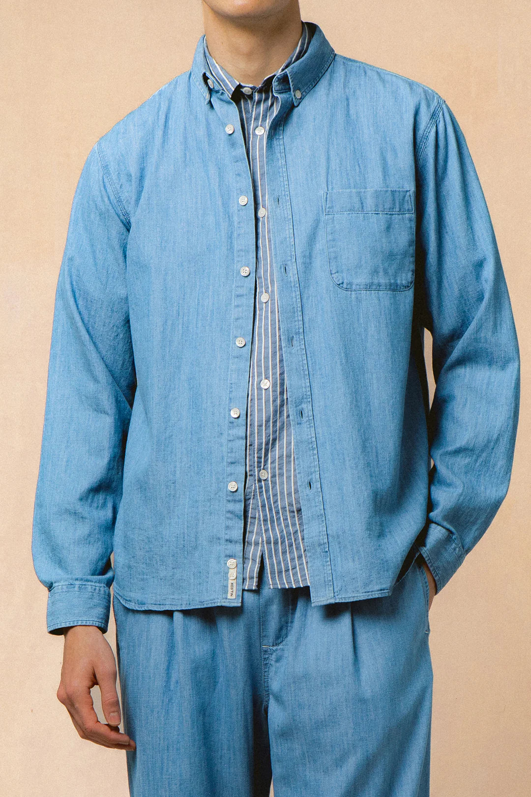 Kestin Raeburn Shirt Denim