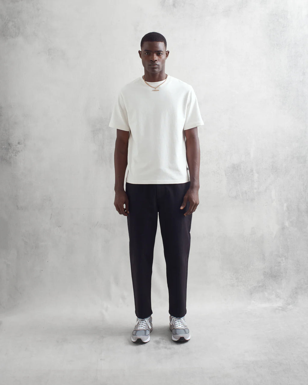 Wax London Dean T Shirt Ecru