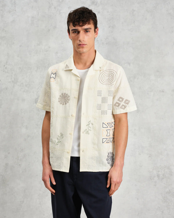 Wax London Didcot SS Shirt Doodle