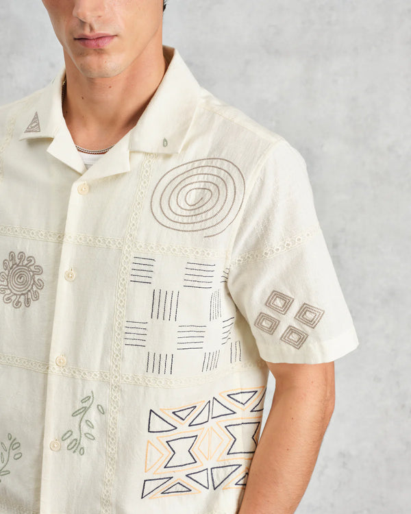 Wax London Didcot SS Shirt Doodle