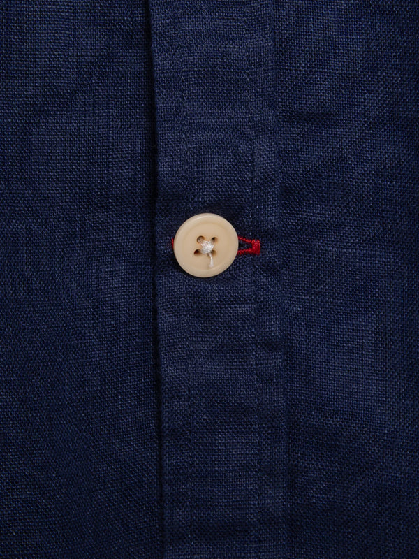 Oliver Spencer Navy Bridford New York Special Shirt