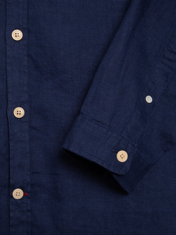 Oliver Spencer Navy Bridford New York Special Shirt