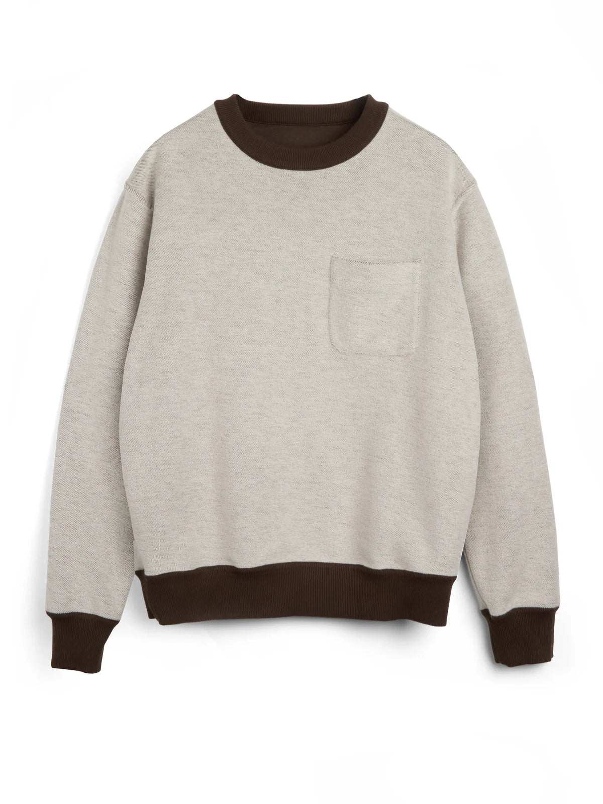 Oliver Spencer Brown Reversible Sweatshirt