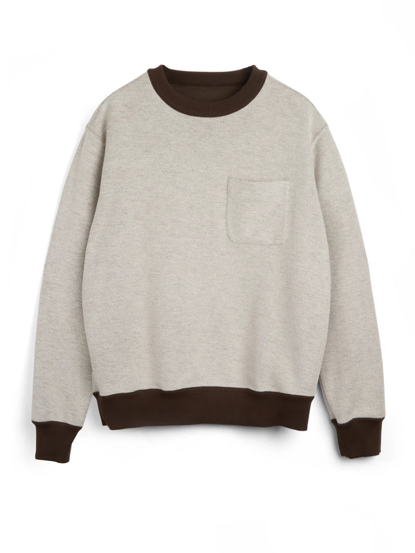Oliver Spencer Brown Reversible Sweatshirt