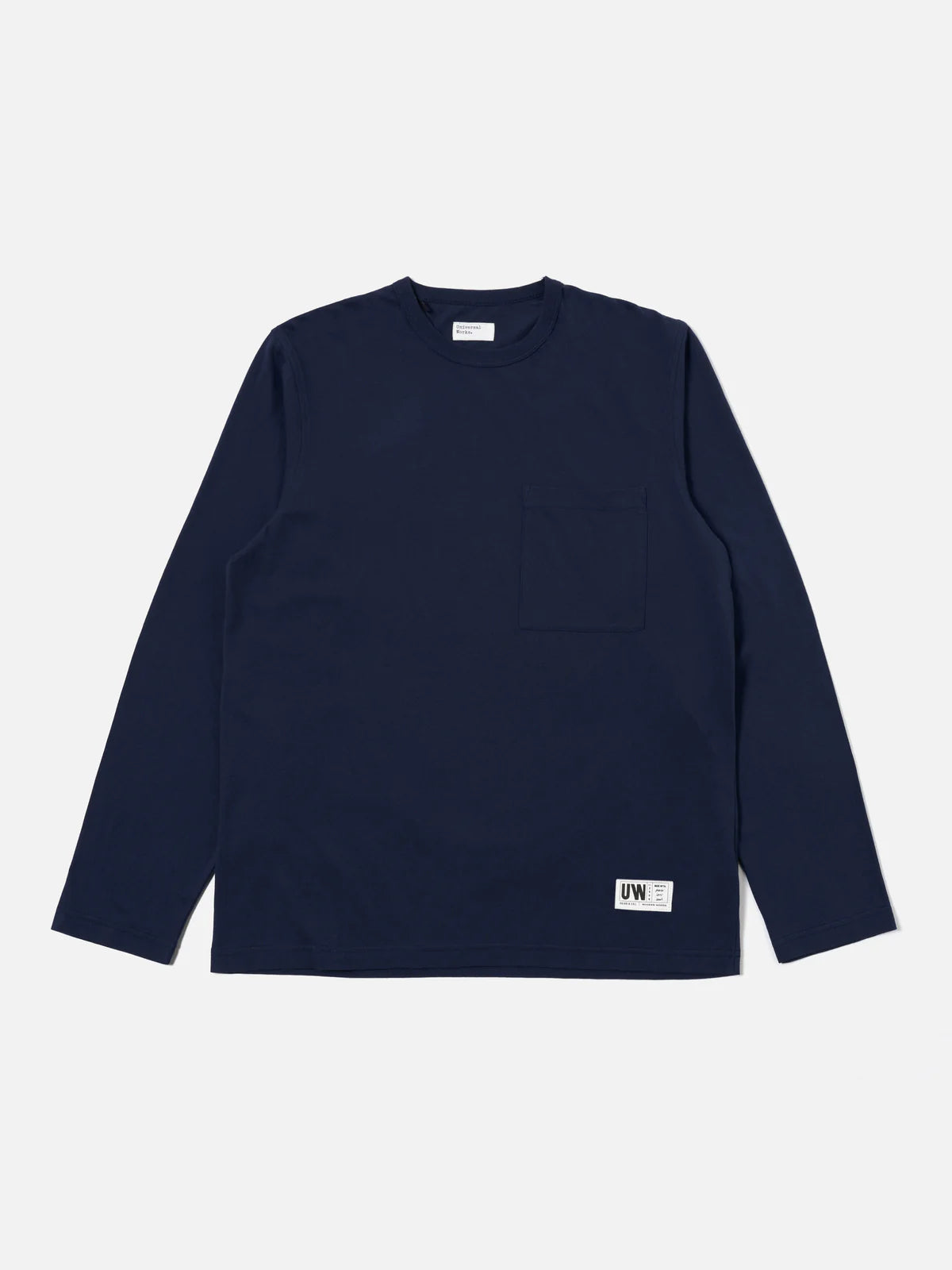 Universal Works LS Single Jersey Navy