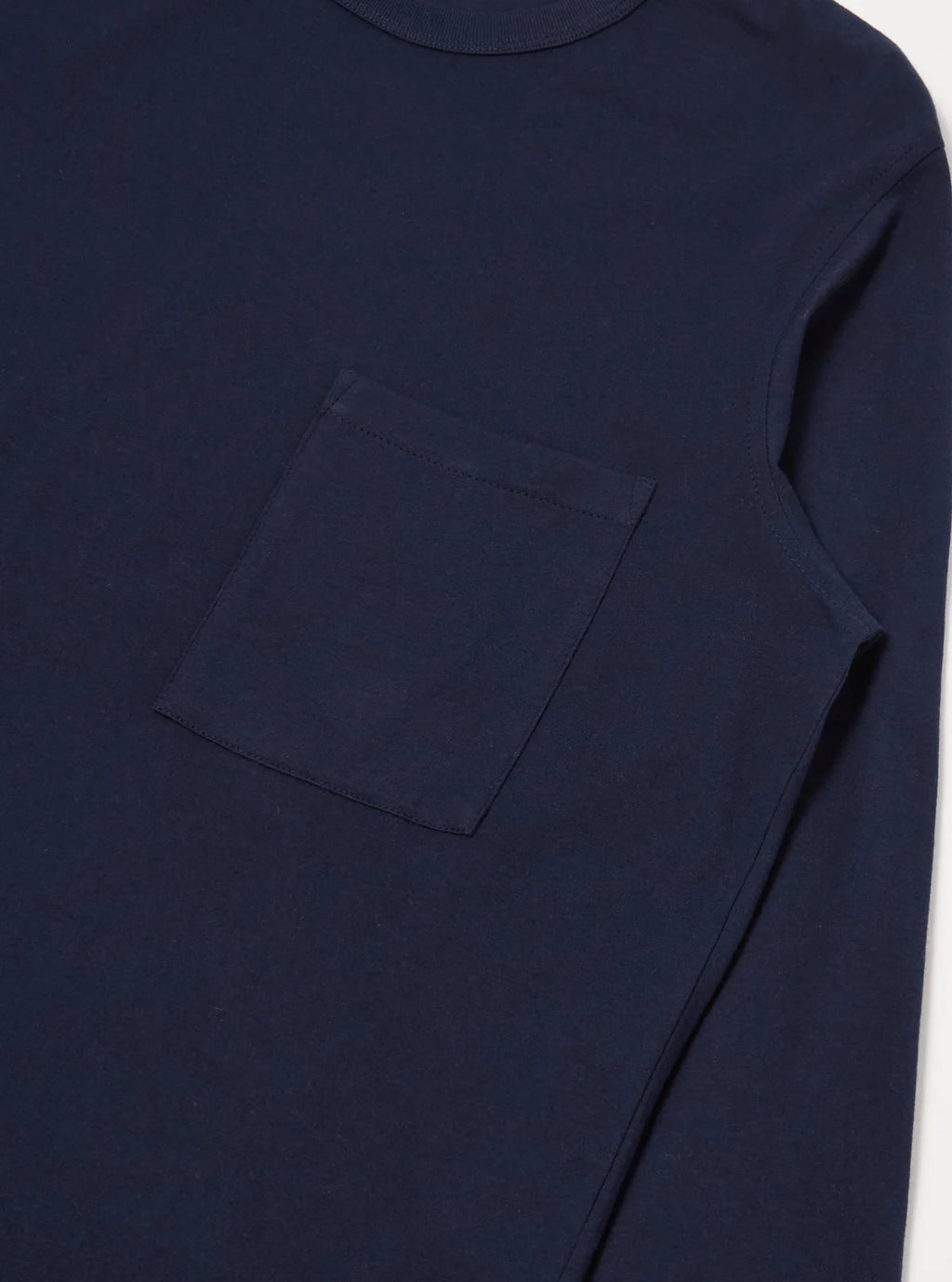 Universal Works LS Single Jersey Navy