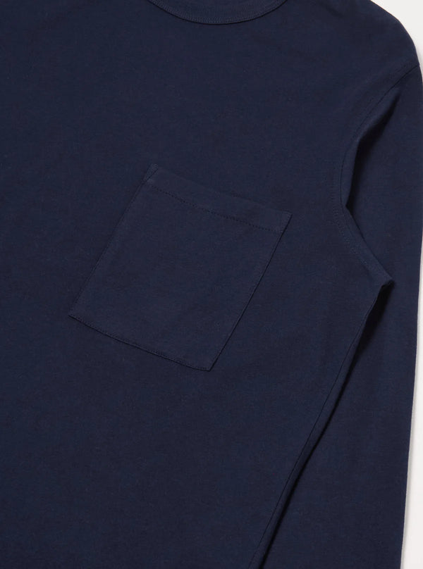 Universal Works LS Single Jersey Navy