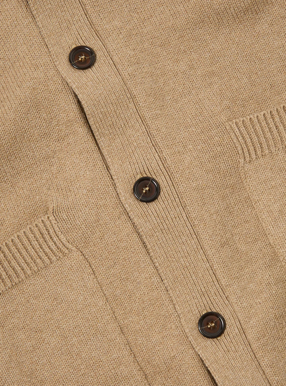 Universal Works David Cardigan Sand