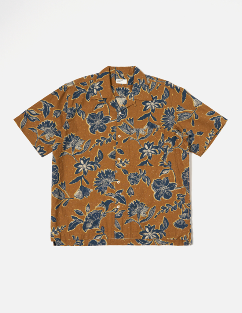 Universal Works Camp Shirt Nippon Flower